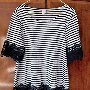 Chico’s embellished tee